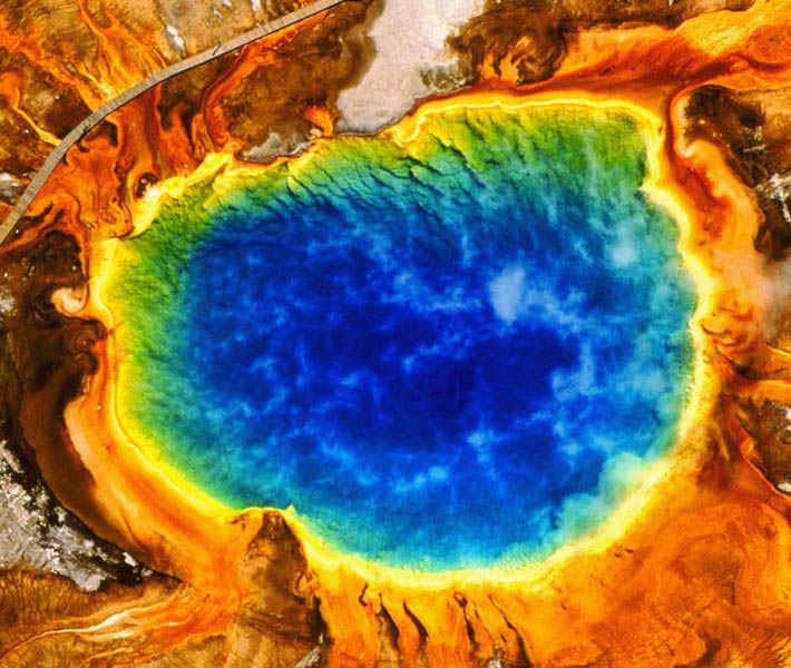 Grand Prismatic Spring, Yellowstone National Park, WY; image source: Smithsonian Photo